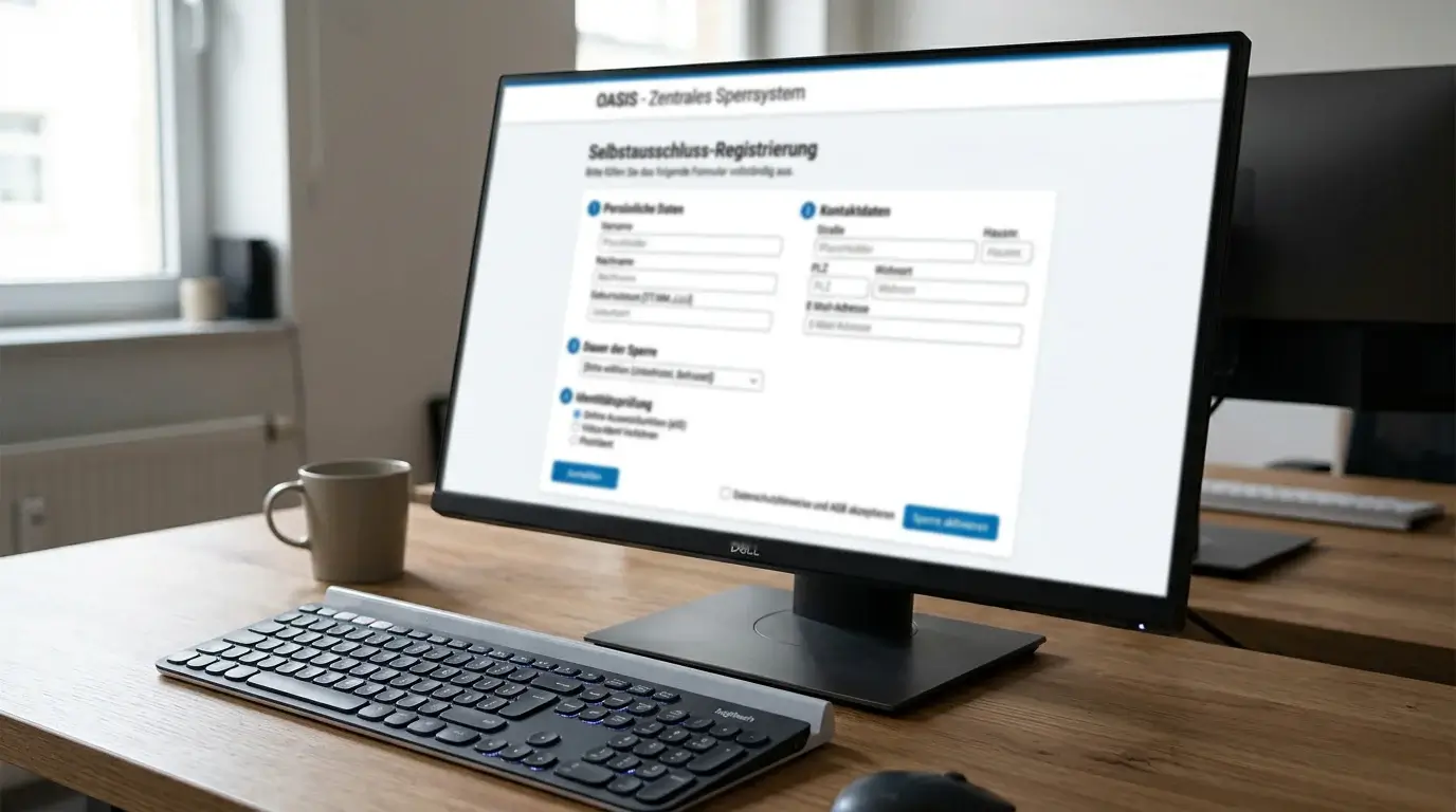 OASIS Selbstsperre Registrierung GGL Sperrsystem deutsche Sportwetten