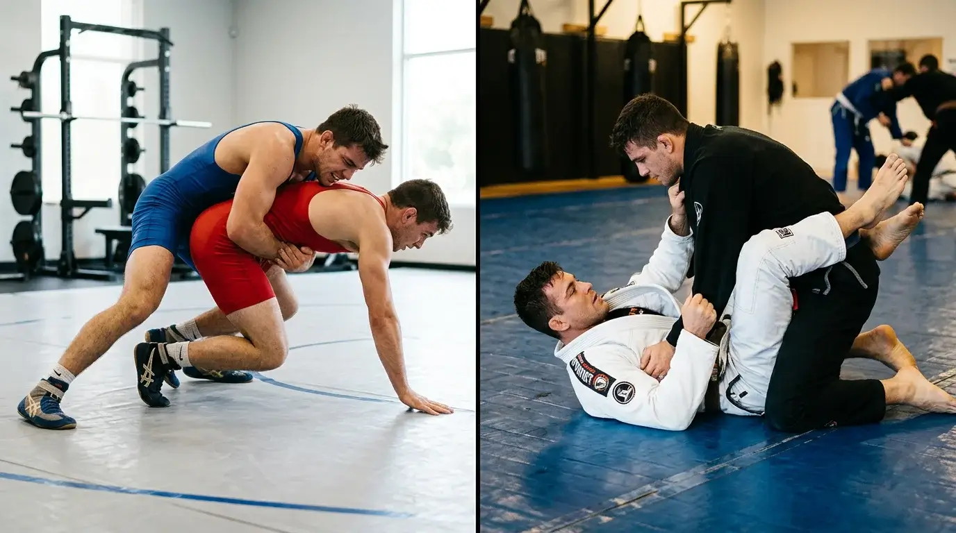 Vergleich von BJJ- und Wrestling-Grappling-Stilen im MMA mit Auswirkungen auf Wettquoten und Kampfverlauf