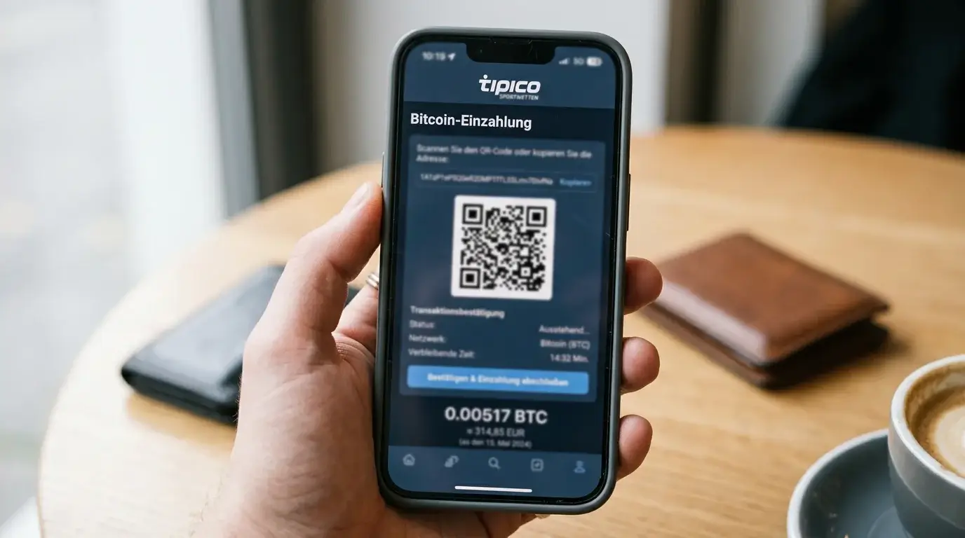 Krypto-Einzahlung per Bitcoin bei einem internationalen MMA-Wettanbieter ohne Gebühren