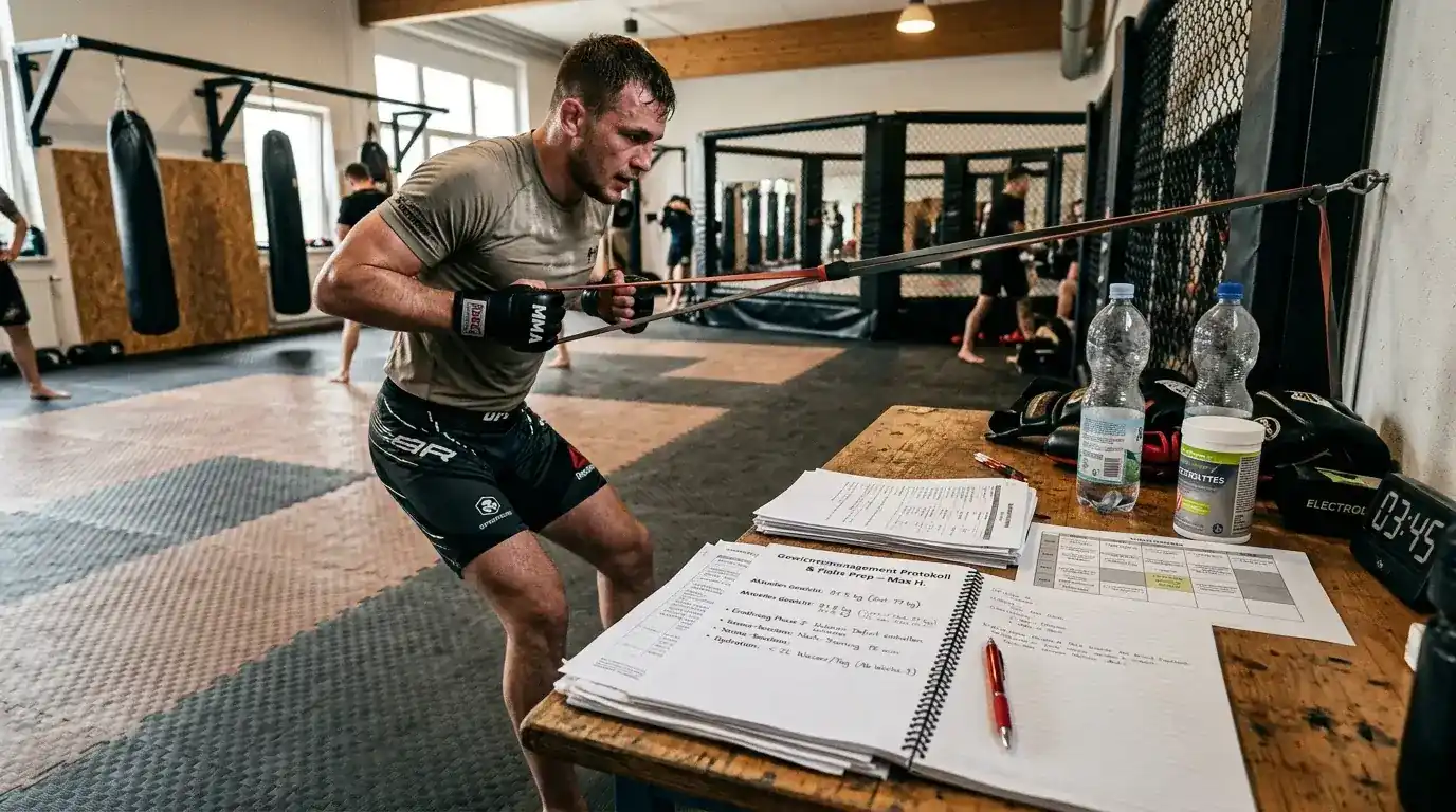 MMA-spezifische Wettbegriffe: Weight Cut, Short Notice, Kampfstil und Octagon im MMA Wetten Glossar erklärt