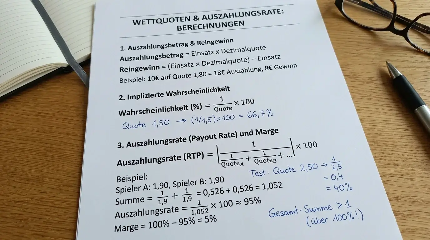 Quoten-Begriffe im MMA Wetten Glossar: Auszahlungsrate, Quotenschlüssel und Implied Probability erklärt