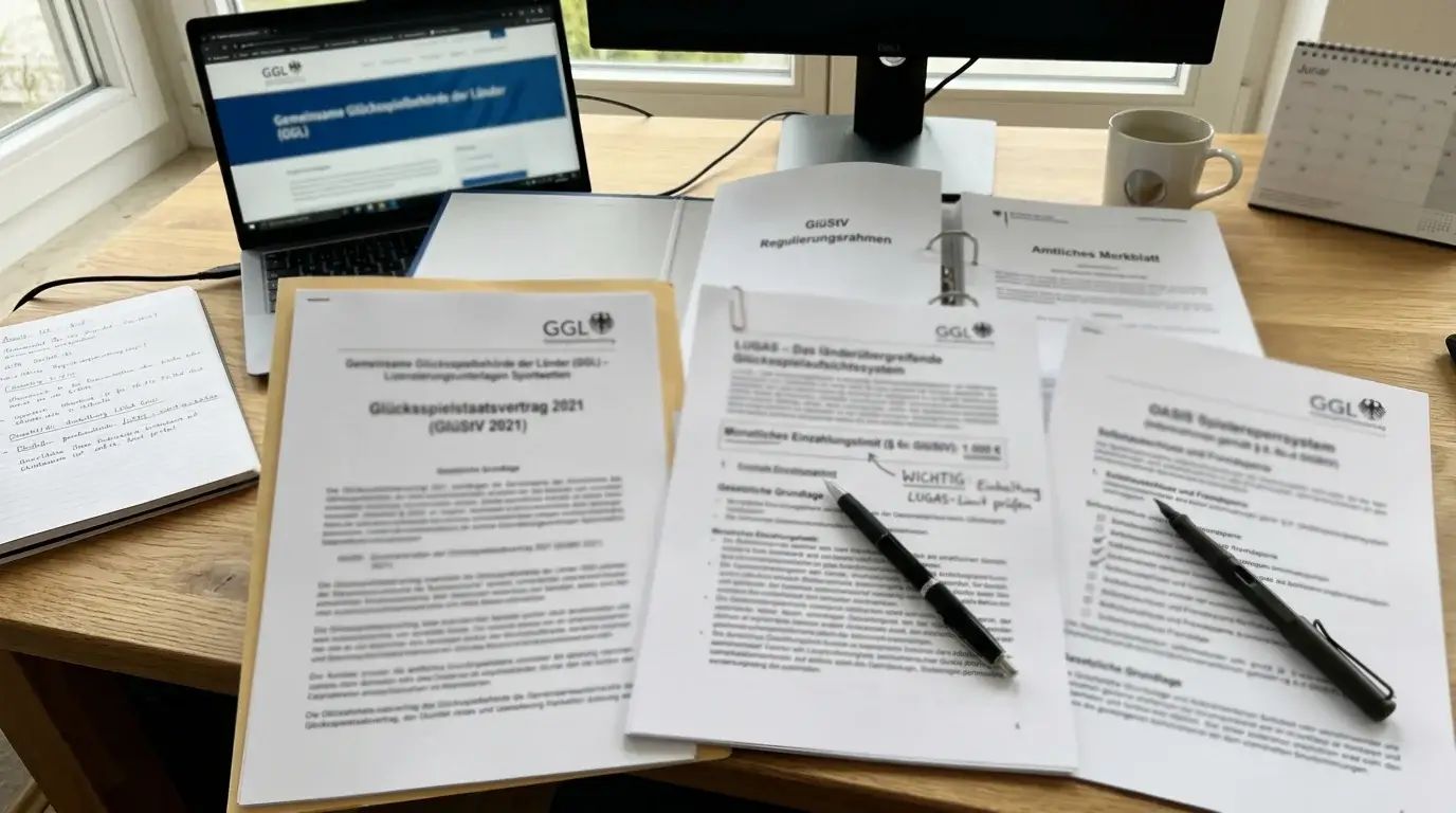 Regulierungsbegriffe im MMA Wetten Glossar: GGL, GlüStV 2021, LUGAS und OASIS für deutsche Sportwetter