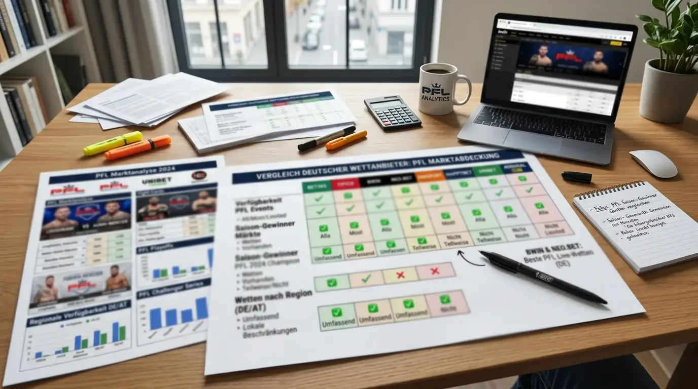 PFL Wetten Anbieter in Deutschland: Welche Buchmacher Professional Fighters League Events für deutsche Nutzer abdecken