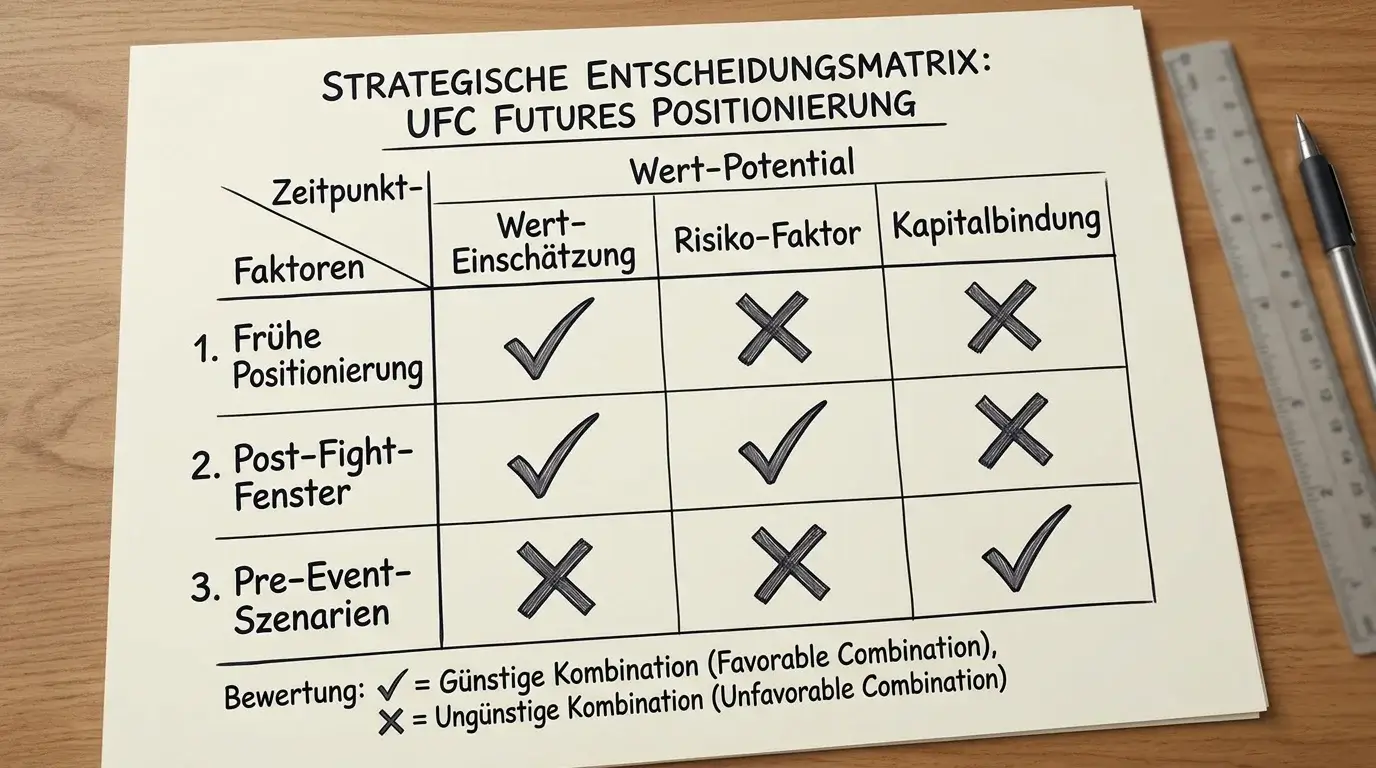 Strategie für UFC Futures Wetten: Wann Outright-Wetten Value bieten und wann sie eine Kapitalbindungsfalle sind