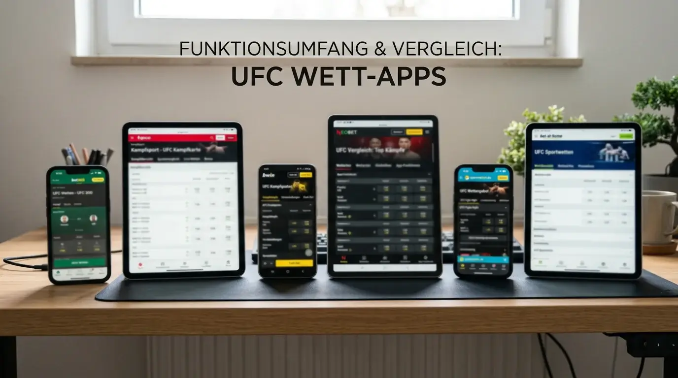 Vergleich der besten UFC Wetten Apps nach Funktionsumfang und Stabilität für deutsche MMA-Wetter