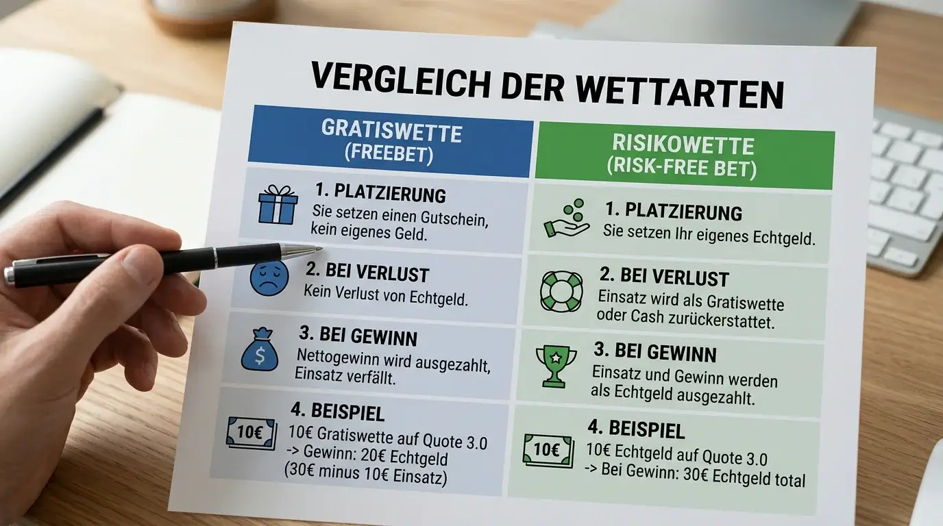 Gratiswette vs. Risikowette bei UFC-Wetten: Unterschiede, Wert und was MMA-Wetter beachten müssen